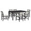 7-Piece Retro Dining Table Set For 6-1355426595