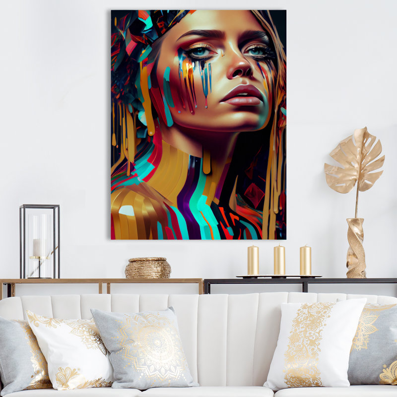 Wall Decor on Metal, 40" H x 30" W x 1" D