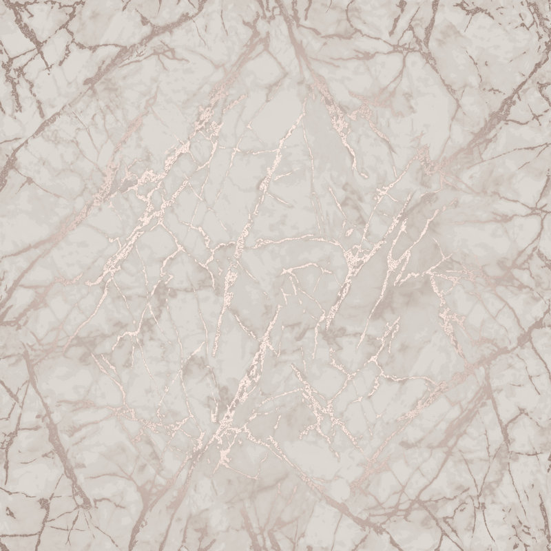Marblesque Metallic Marble Rose Gold Wallpaper