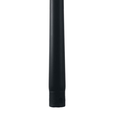  12" Matte Black Ceiling Fan Downrod