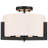 Gaspara Linen Semi Flush Mount
