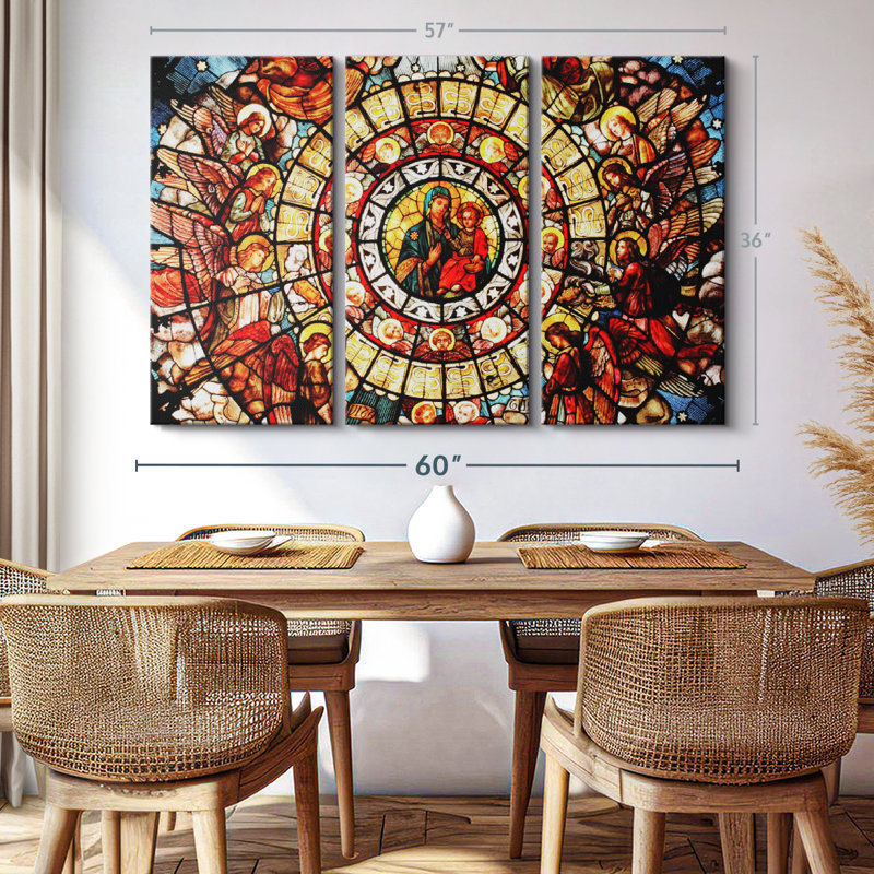 «Church Window» sur, H 36 po x l 57 po x P 1,25 po