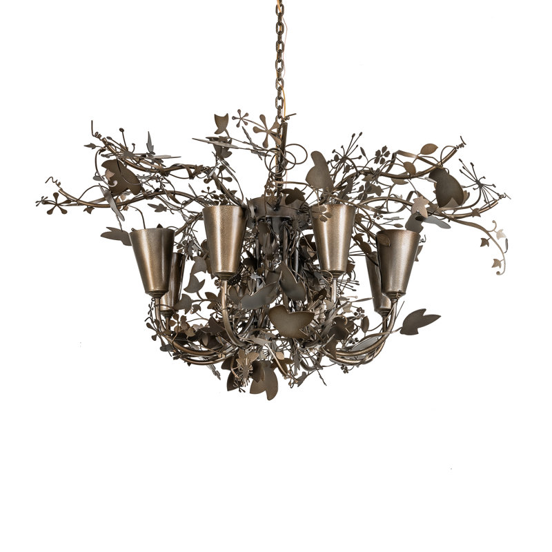 48" Wide Lau Lau 8 Light Chandelier