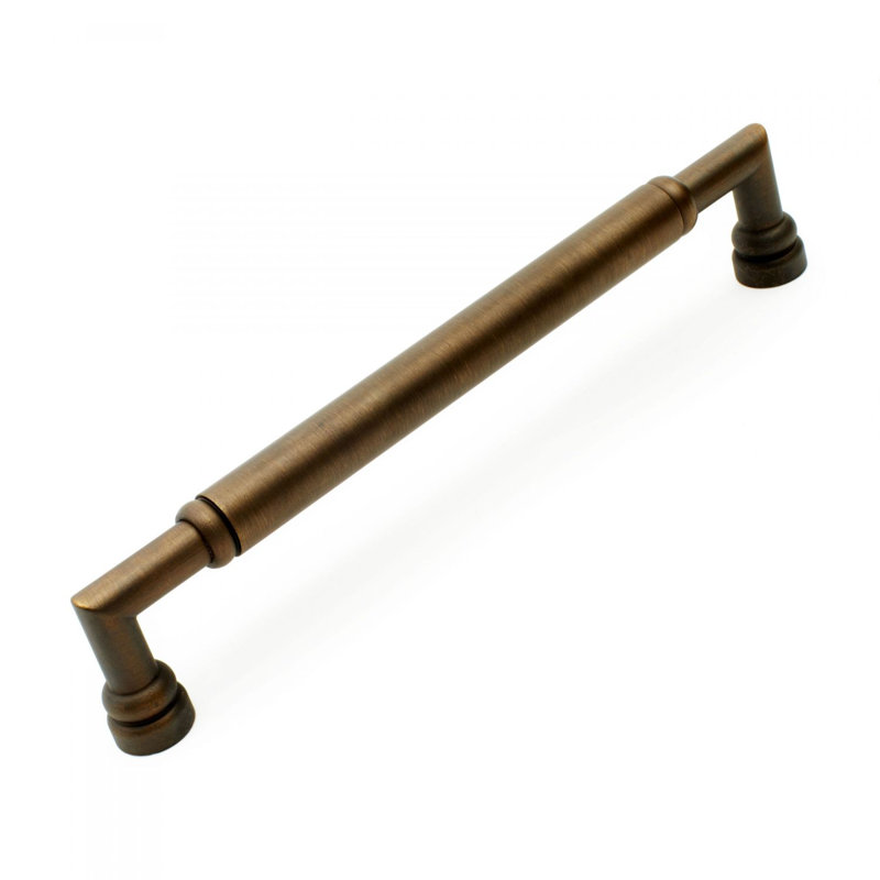 Antique English Solid Brass 12" Appliance Pull with Mounting Hardware