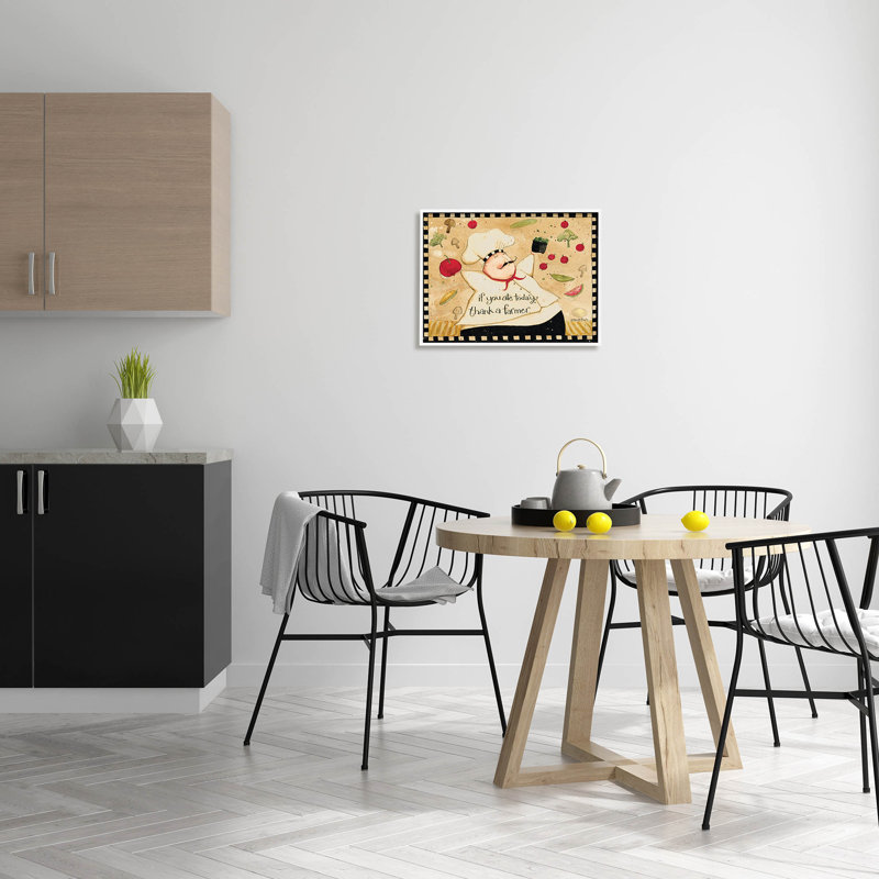 «Thank A Farmer», produit rétro encadré par Dan Dipaolo, H 16 po x l 20 po x P 1,5 po, Giclée encadrée blanc bord de mer