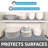 Premium Luxury Shelf & Drawer Liner, Thick Cushioned Fabric, Absorbent, Waterproof, Slip-Resistant, Non-Adhesive, Liners for Kitchen Cabinets, Cupboards (Indigo Grey) (12”x59”) (USA Made)-98796515-101170186