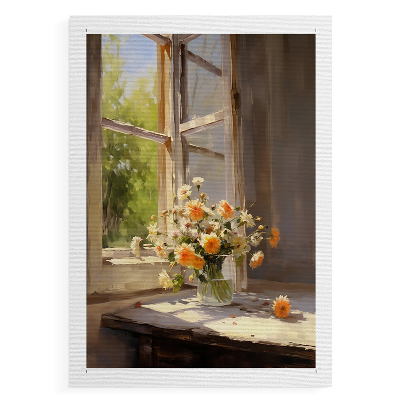 Série FLORAL DCCXCI - Impression sur toile seulement - NON CADRE, H 27 po x l 18 po