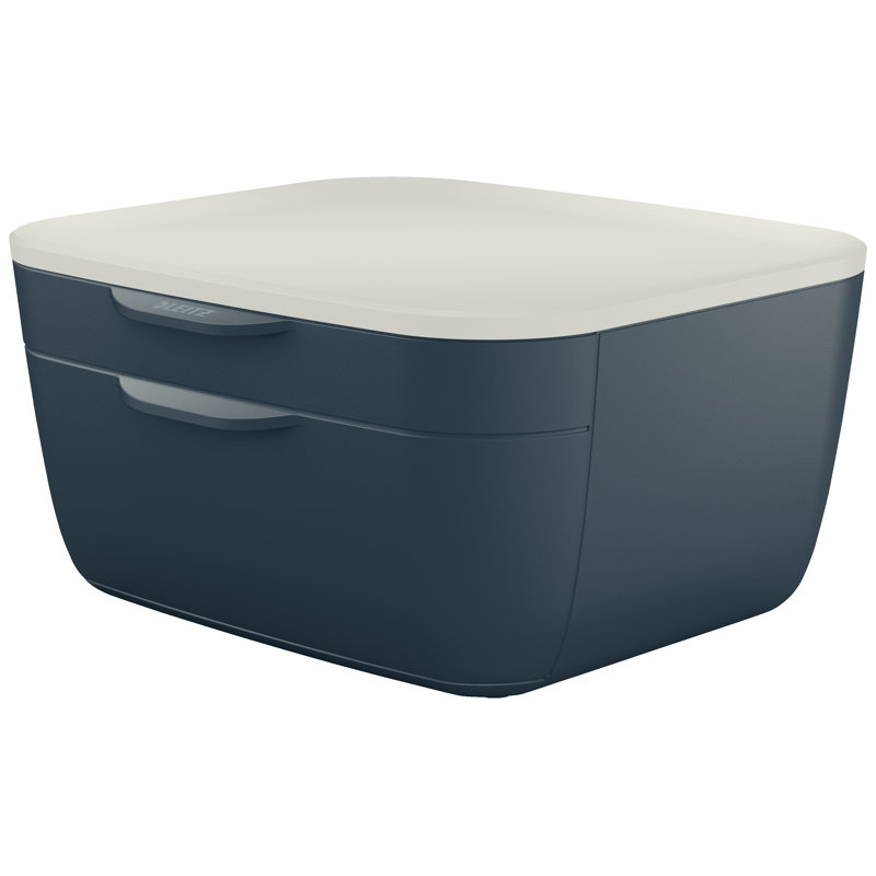 Cosy Plastic Desk Organiser, Grey