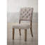 Ensemble de 2 chaises d'appoint Bernard Linen-1150881560