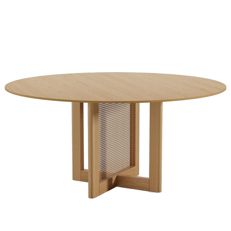 59" Yellow Solid Wood Rounded Bar Table, 29.72"H x 59.44"L x 59.44"W, Yellow