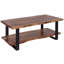 Table basse avec rangement Okehampt Live Edge