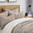Striped Channel Velvet Quilt Set-106369220-106369222