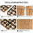 12" x 12" Fir Wood Interlocking Floor Tiles Pack of 27-86591990