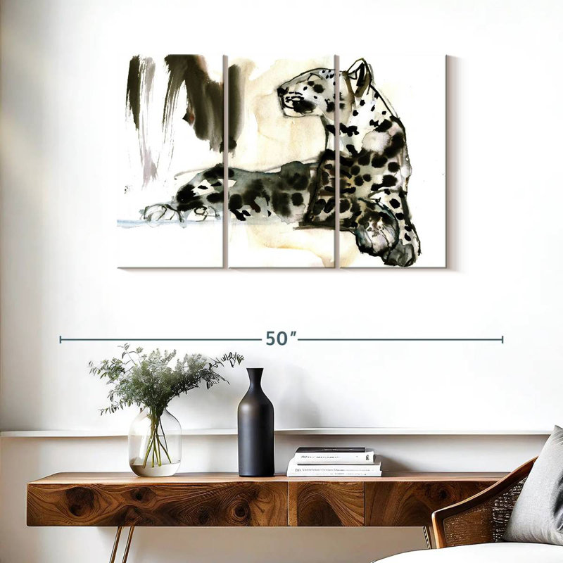 Brampt Arabian Leopard 2008 III, 24" H x 38" W