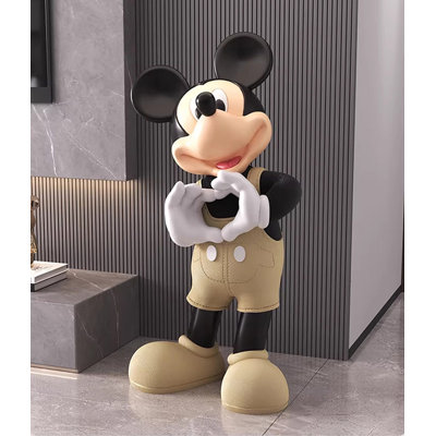 Luxury Casual Toy With Heart-Shaped Mickey Resin Decoration