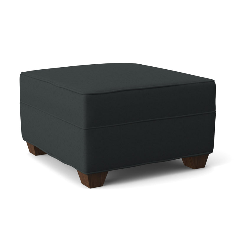 Repose-pieds rectangulaire large de 26 po Phillips, Noyer Montana, Ridgecrest minuit