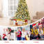 Arbre de Noël vert floqué / givré artificiel avec lumières DEL-914046334