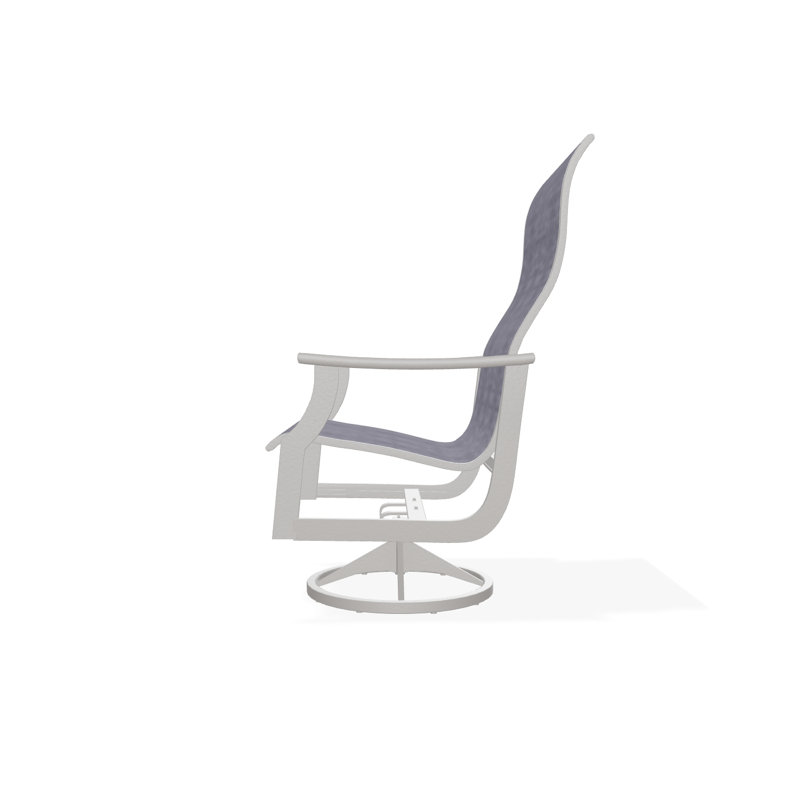 St. Catherine Polymer Outdoor Lounge Chair, Warm Gray, Deacon