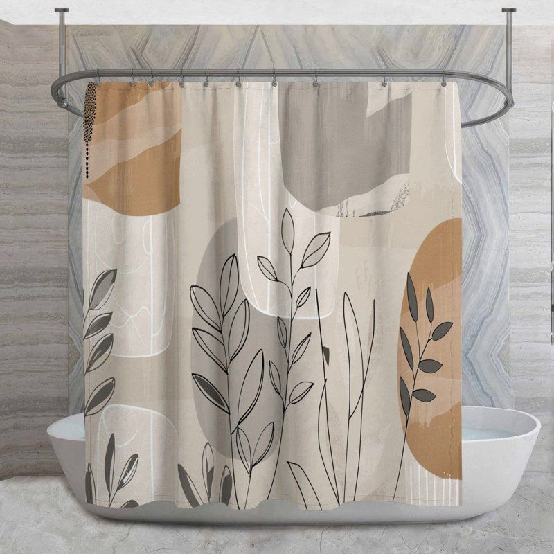 Rideau de douche Nature, H 73 po x l 70 po