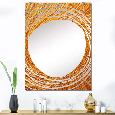 Powar - Miroir mural à collage abstrait, décor MIR131733