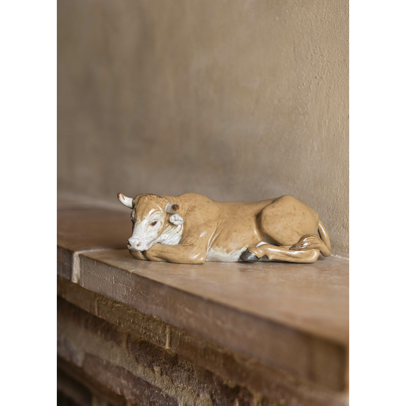Ox Figurine, Light Brown