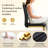 Modern Upholstered Faux Leather Cantilever Dining Chairs with Metal Base (Set of 4)-139606400
