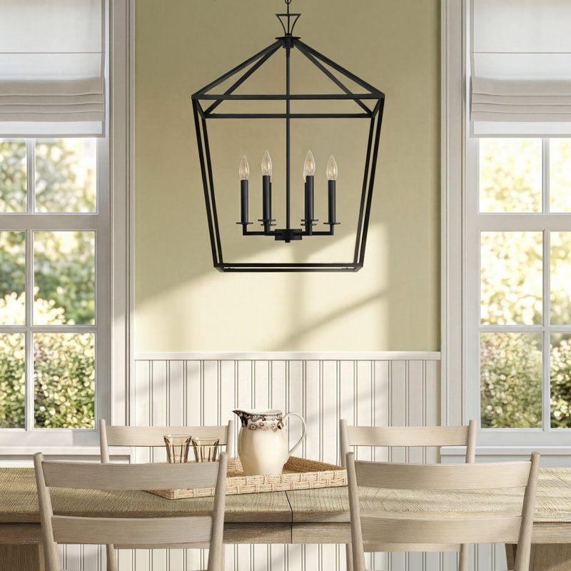 Hastings 6-Light Chandelier, Matte Black