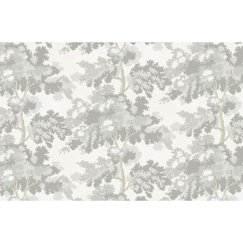 Raphael Floral Wallpaper Roll by Sandberg, Gray