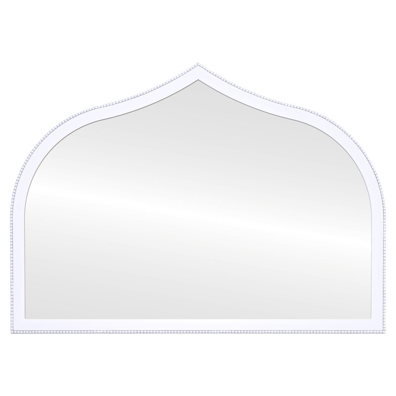 Aspynn Arch Mirror, Linen White, 27.38" x 38.38"