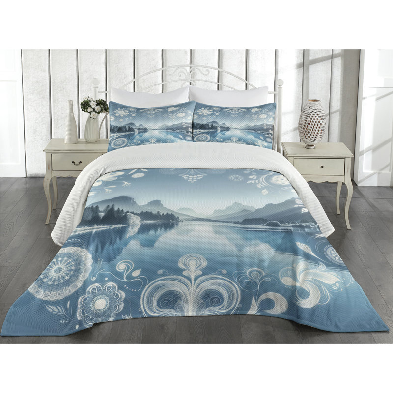 Polyester Coverlet, King Coverlet + 2 Standard Shams
