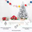 Arbre de Noël enneigé 3 pi avec branches en PE / PVC et aiguilles de pin, 170 pointes, décorées de pommes de pin et de baies rouges