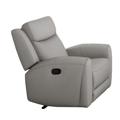 Contour Arms Manual Recliner With High Density Foam, Wide Seat, And Transitional Style For Primary Living Room Comfort