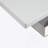 50.4 Inch Modern Rectangular Coffee Table,Marble Pattern MDF Top ,Silver Stainless Steel Base.
