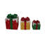 Season's Designs Christmas Set Of 3 Multi Color Gift Box W/ 35 Warm