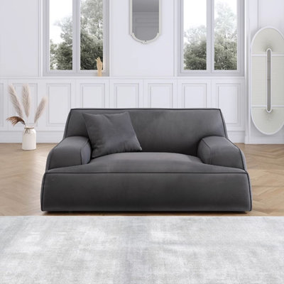 Straight-Line Minimalist Living Room Couch