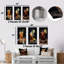 Ensemble de 3 reproductions d'art mural noir-1067057146