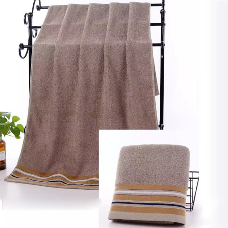 Serviette de bain en microfibre 1pc, très absorbante pour les sports de natation, 27 po x 55 po, Kaki