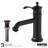 Single-Hole Single-handle Bathroom Faucet with Drain Assembly-87727955