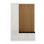 Support de couloir moderne, blanc, 53,1 po x 82,7 po x 13,8 po | 100% panneau de particules enduit de mélamine, épaisseur: 0,7 pouce | Solution de rangement élégante pour le vestibule et le salon, design durable et élégant