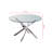 Godwin Pedestal Dining Table,Round Clear Dining Tempered Glass Table with Chrome Legs,dining room table,dining tables,Round Top Shape,dinning table,dining room table-2089768748-2131029690