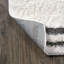 Tapis blanc / gris à poils longs Petra-80510309