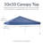 Standard 10' x10' Oxford Fabric Replacement Pop-Up Canopy Shade Top - Blue-63342433-87377828
