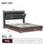 Upholstered Ottoman Storage Bed-490294511