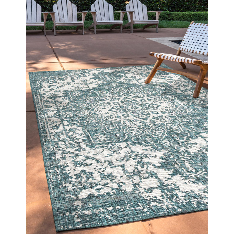 Jill Zarin Dubai Indoor/Outdoor Rug, Square 13'1"