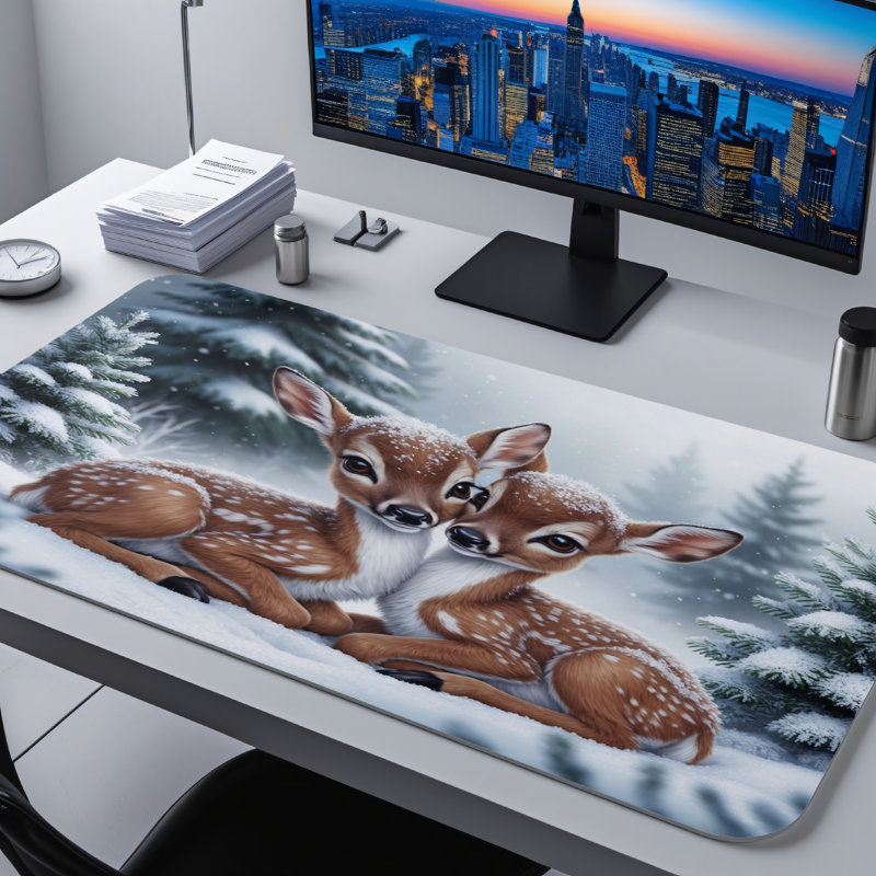 Polyester Desk Pad, 23.6x13.8