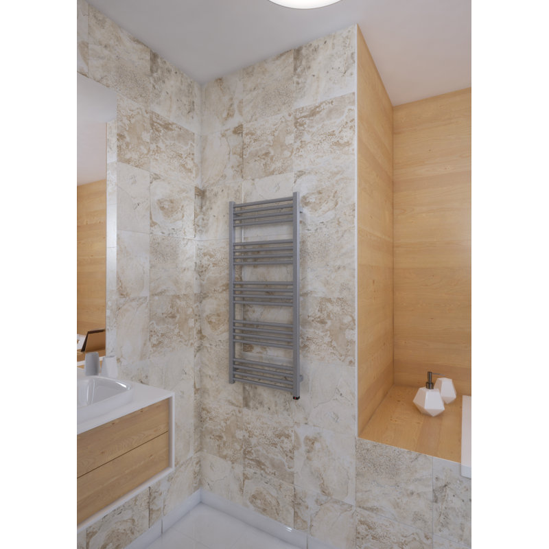 Fiona One Electric Towel Rail, 1140cm H x 48cm W x  7.2cm D