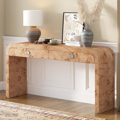 Console en bois avec tiroirs Faelina