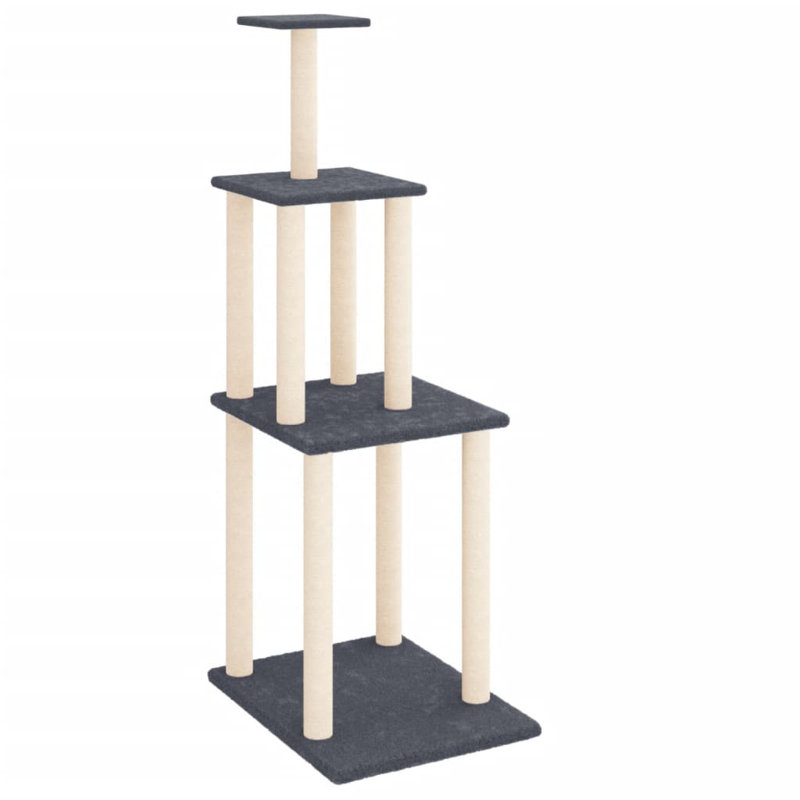 149cm H Cat Tree, Dark Grey