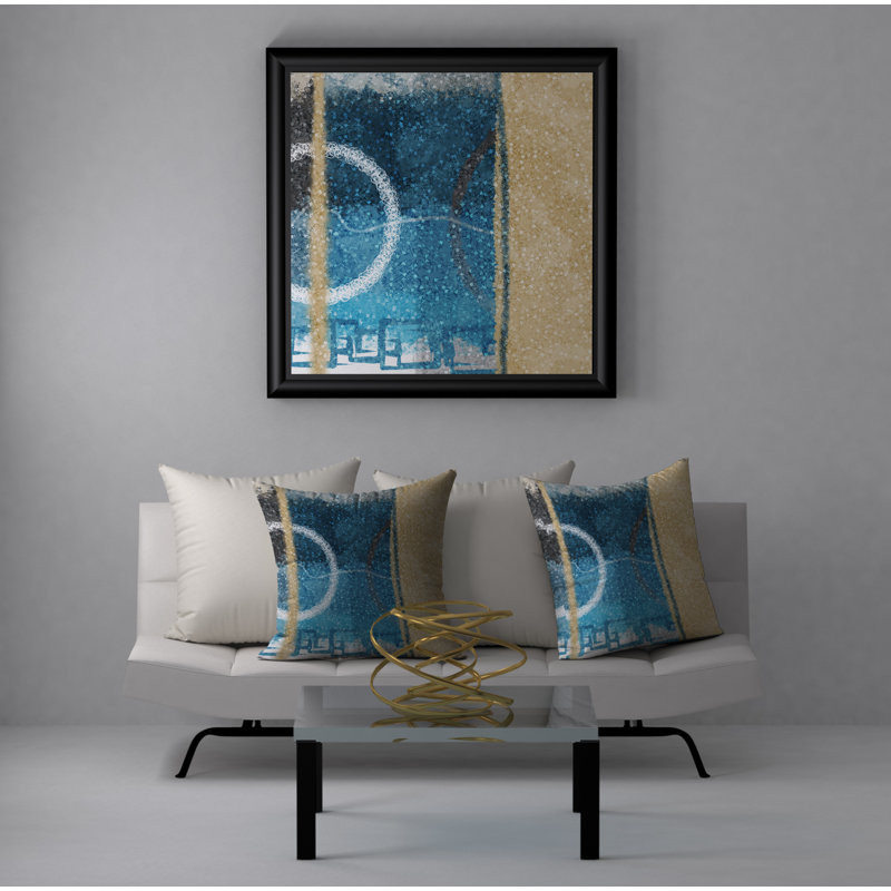 Housse de coussin décorative carrée magnifique Trust, 18" x 18"
