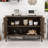 Sideboard Buffet with Adjustable Feet and 2 Doors-776159770